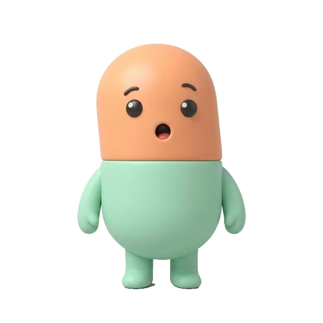 SuppBuddy, the app's guide, looking curious